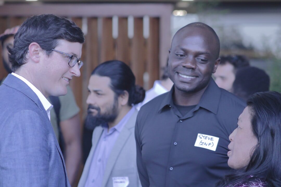 business professionals networking event